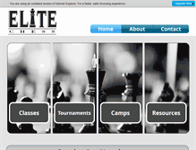 Tablet Screenshot of elitechess.net